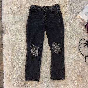 pacsun grey mom jeans